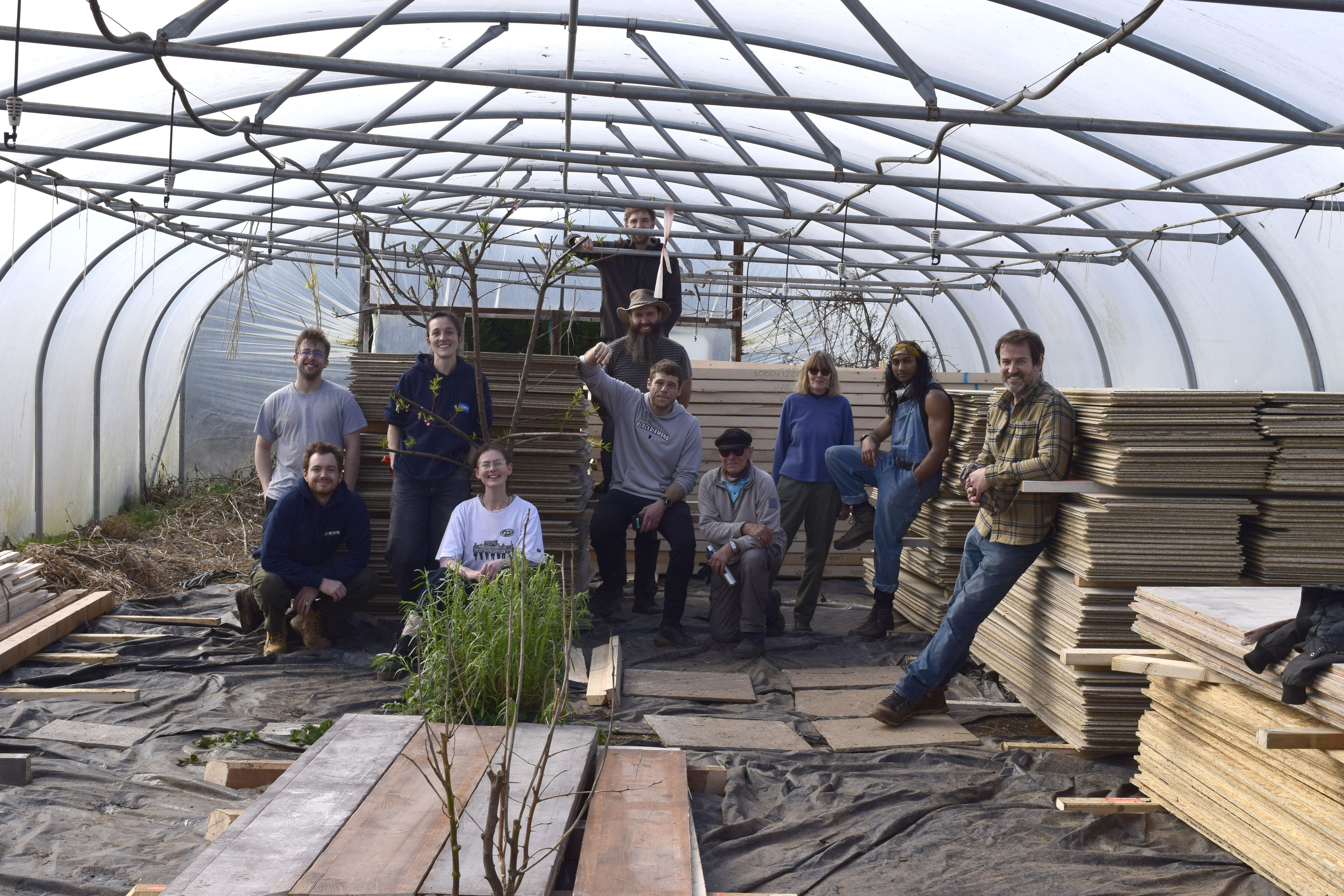 Photo of the group at the first reclamation event